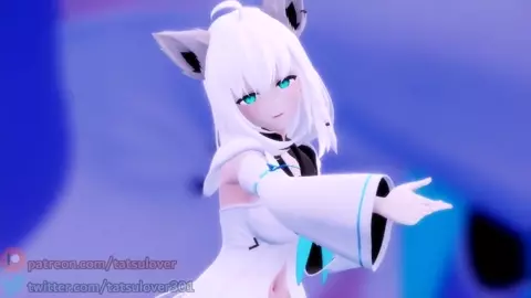 【R-18 MMD】Catch the Wave - Shirakami Fubuki