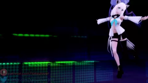 【R-18 MMD】Catch the Wave - Shirakami Fubuki