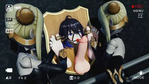 Futa in Wall Jacked-Off and Tickled