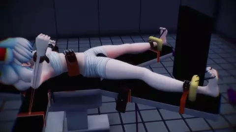 Demon Girl Tickled on the Rack