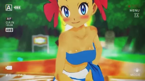 Elite 4 Phoebe undresses to lure creature in Alola