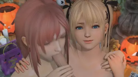 Honoka And Marie Teamwork