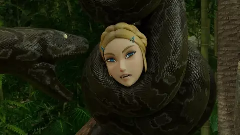 Zelda and Urbosa Squeezed and Vored