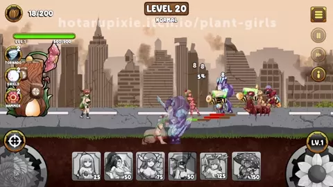 PLANT GIRLS:INSECT INVASION LEVEL 20