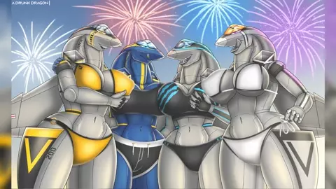 "Sex Thunder" Aeromorph Short PMV