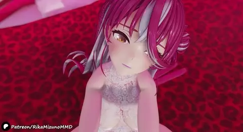 Rensen Dance - Houshou Marine | Virtual Youtuber MMD R18