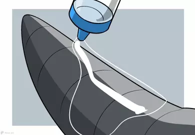 Dildo-Type Charger For Trains