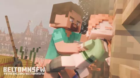 STEVE ADVENTURES -  MINECRAFT SEX MOD STEVE FUCK ALEX - ANIMATION (BeltomNSFW)