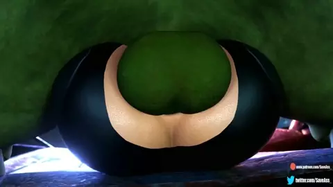 Black Widow Smashed By Hulk Compilation Fart