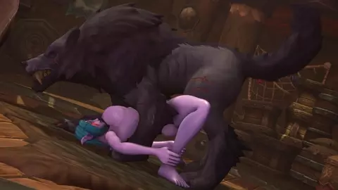 Night Elf x Alpha Worg (BonkerzHonkerz)