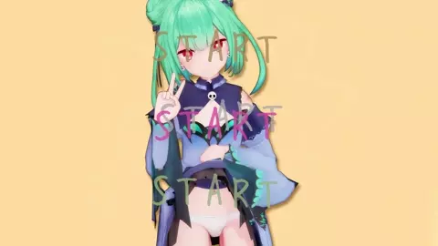 [4KMMD]Uruha Rushia Goodbye Sengen normal ver