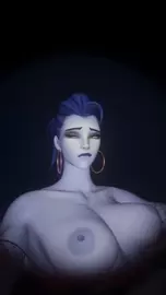 Futa Widowmaker Jerking her Large Cock