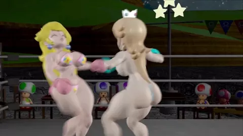 Peach vs Rosalina (Boxing Ryona)