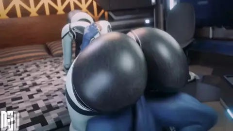 Liara & EDI Pounding Hard