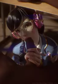 Academy D.Va Blowjob (FPSBlyck)