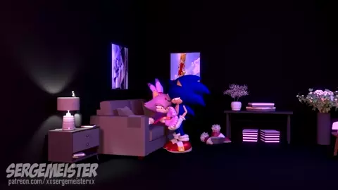 Sonic fuck Blaze's foot