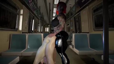 Riley Subway Fuck animation 1080p 60 fps