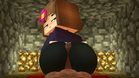 Jenny gives a Buttjob