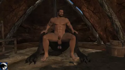 In a tent with a werewolf