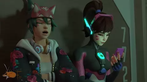 Dva and kiriko after party alt