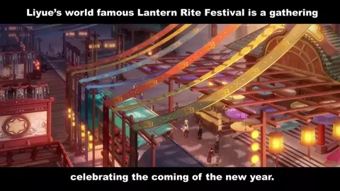 Lantern One Rite Stands Genshin Story HMV