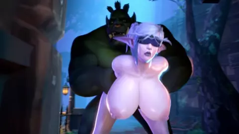 Night Elf Doorway Dangling [Haku]