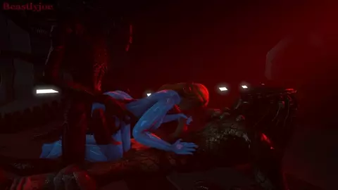 Samus used by two aliens [View 1]