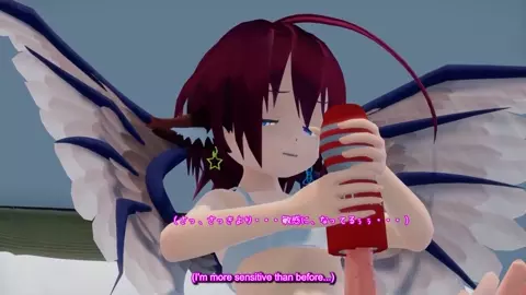 [Subtitled] Futanari Misty Masturbating(Maloxx)