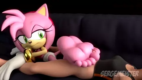 Amy footjob
