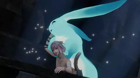 Carbuncle & Miqo'te Priestess