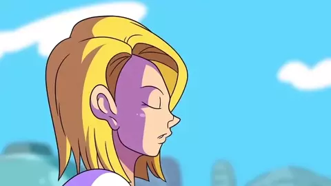 Android 18 bulma kissing edited