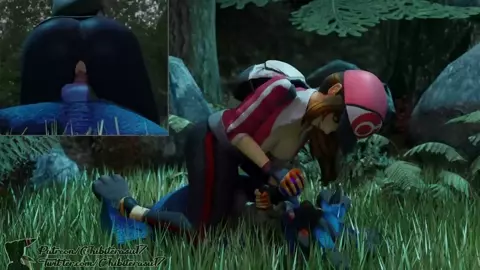 Lucario dominated by female trainer