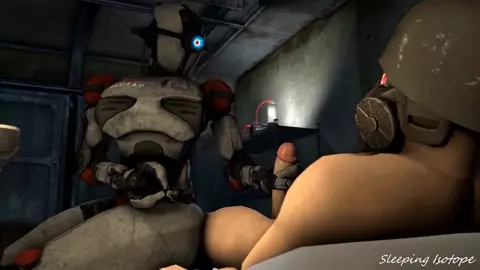 Assaultron Nurse giving first aid