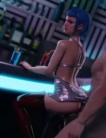 Evelyn Parker fucked at the bar [highgrounddude]