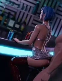 Evelyn Parker fucked at the bar [highgrounddude]