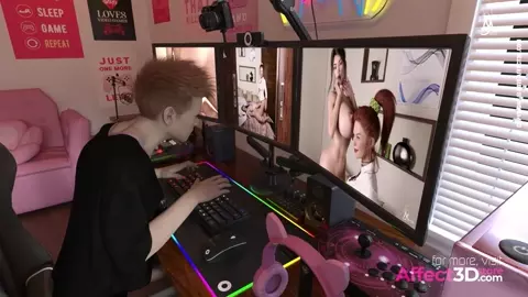 What is the Gamer Thinking? - 3D Futa Animaiton Porn