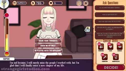 HORNY RECRUITER - APPLICANT(SOPHIE)