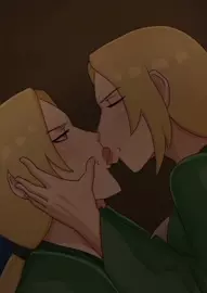 Tsunade selfcest kissing