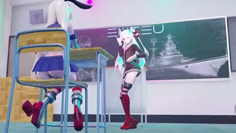 Amatsukaze Spicy Dance + Sex