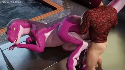 Do the Dinosaur: A Feral Female Dinosaur PMV