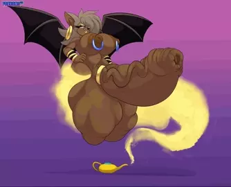 Rouge vored by Genie's Dick [foxynoms]