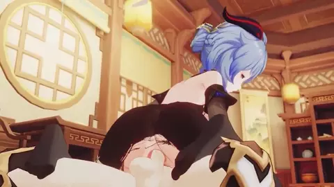 Ganyu riding [Aline_EN]