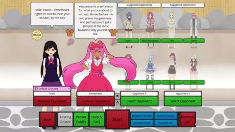 Strip Poker Night at the inventory Street Fighter Omori