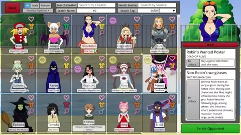 Strip Poker Night at the inventory random table