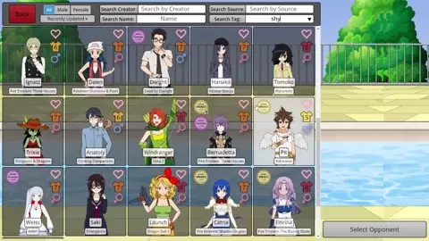 Strip Poker Night at the inventory random table