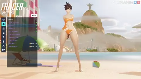 Tracer Blacked - Overwatch PMV