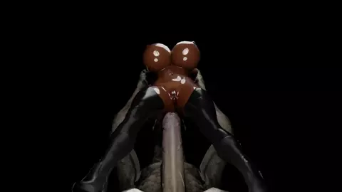 Pharah Impaled by monster cock