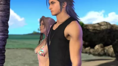Aerith reminds Zack who he is dating