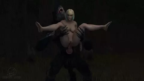 Ela being fucked by a werewolf {twistedraven}