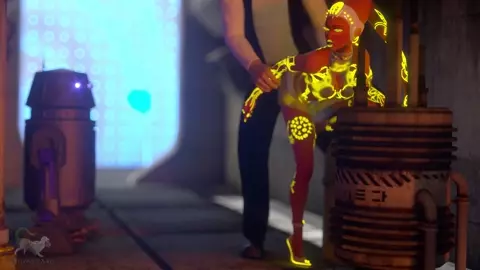 Star Wars Slut Loves Begging For Anal